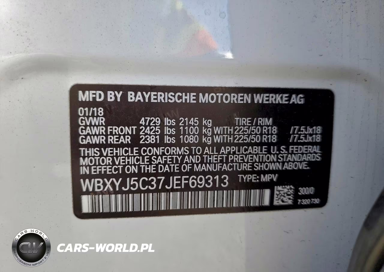 2018 BMW X2 xDrive28I VIN:WBXYJ5C37JEF69313 - 13