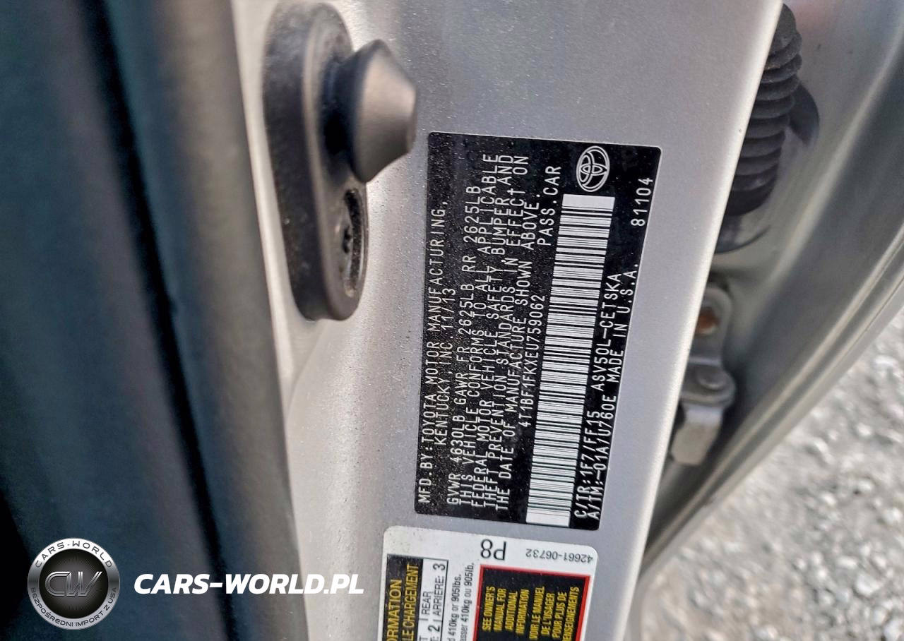 2014 Toyota Camry VIN:4T1BF1FKXEU759062 - 13