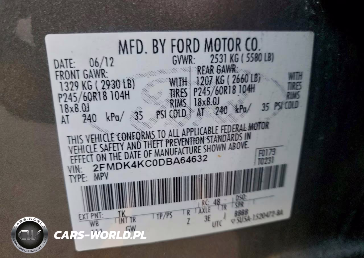 2013 Ford Edge VIN:2FMDK4KC0DBA64632 - 13