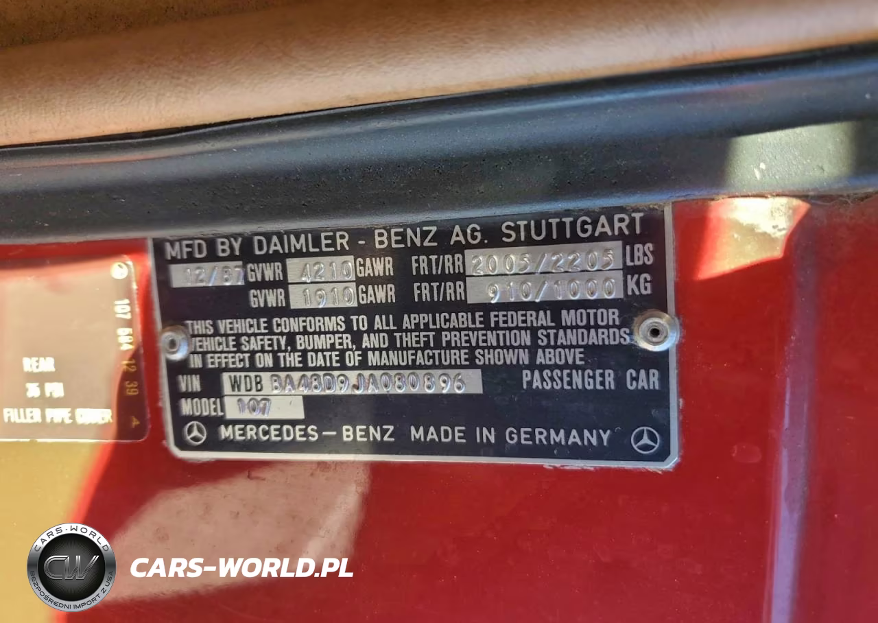 1988 Mercedes-Benz 560 Sl VIN:WDBBA48D9JA080896 - 12