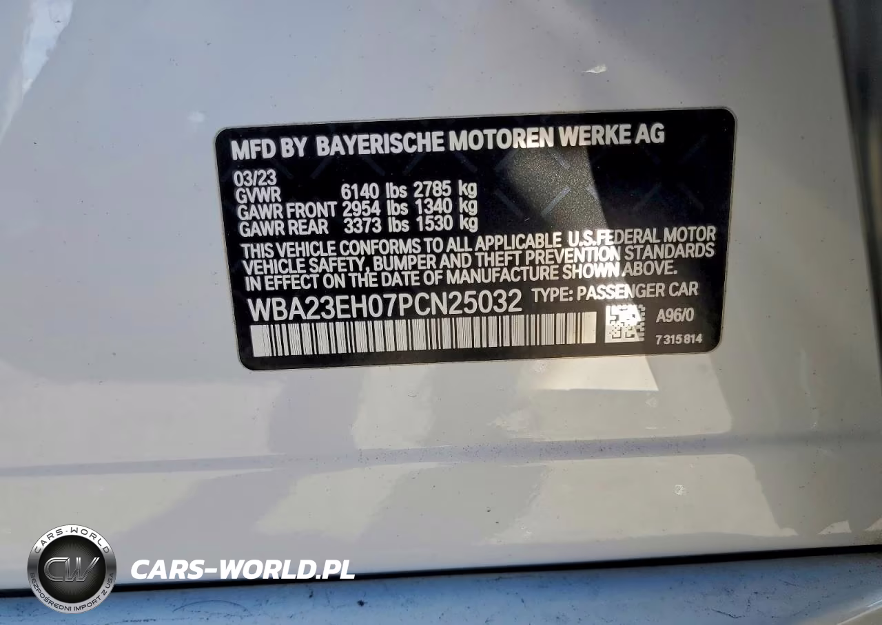 2023 BMW 740 I VIN:WBA23EH07PCN25032 - 12