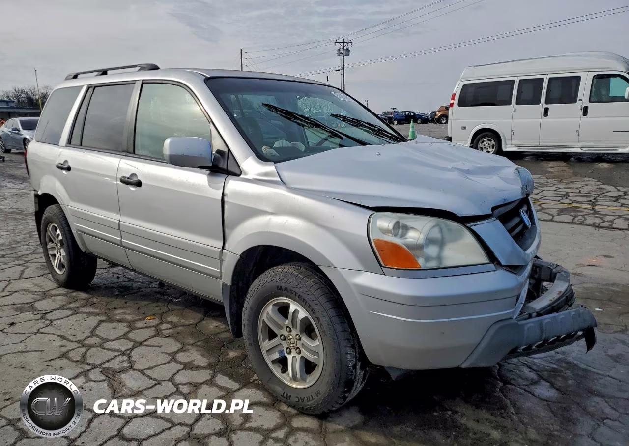 2005 Honda Pilot Exl VIN:2HKYF18755H561555 - 4