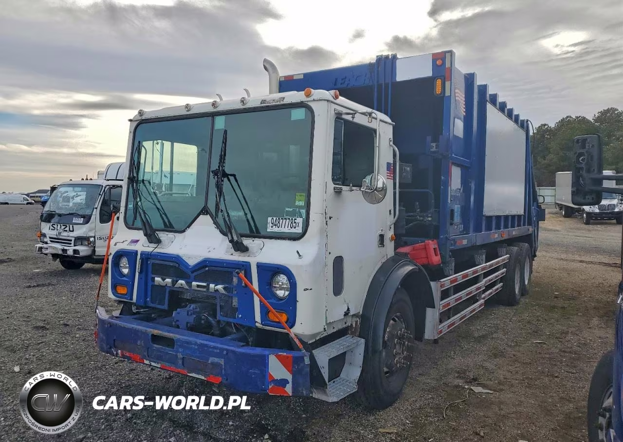 2012 Mack Mru613 Refuse Truck VIN:1M2AV04C8CM008706 - 2
