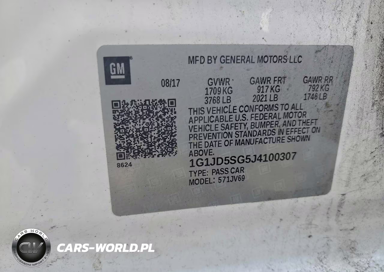 2018 Chevrolet Sonic Lt VIN:1G1JD5SG5J4100307 - 12