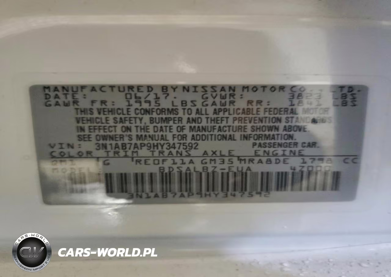 2017 Nissan Sentra S VIN:3N1AB7AP9HY347592 - 12
