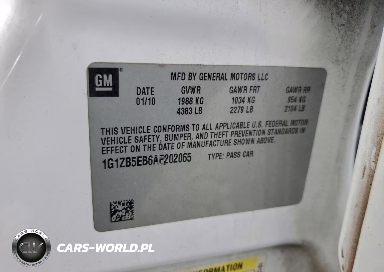2010 Chevrolet Malibu Ls VIN:1G1ZB5EB6AF202065 - 12