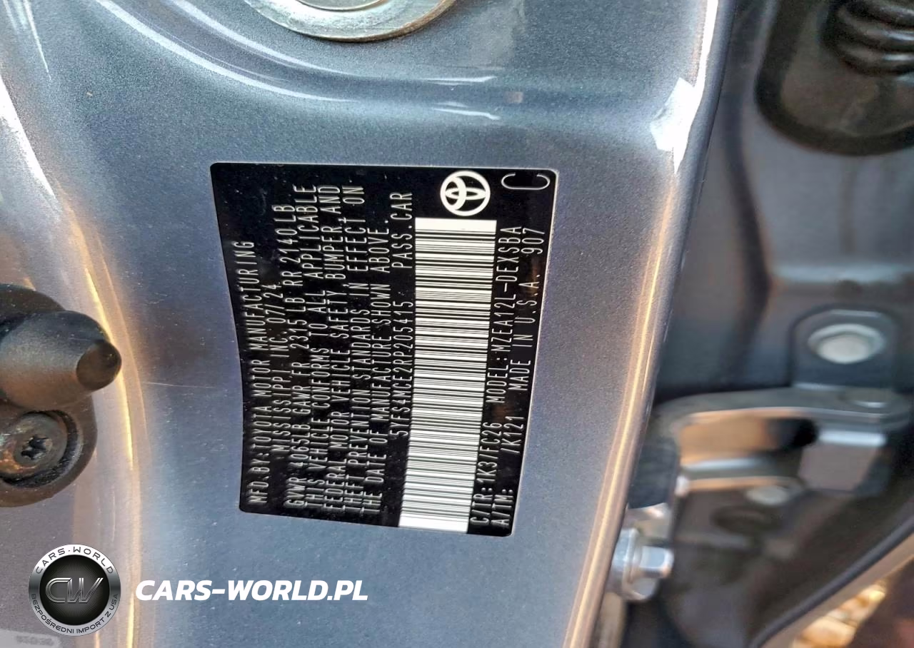 2024 Toyota Corolla Se VIN:5YFS4MCE2RP205415 - 12