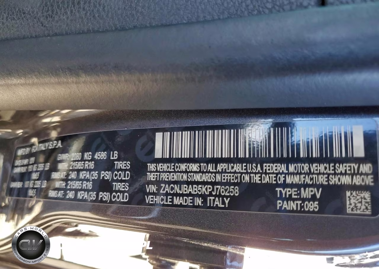2019 Jeep Renegade Sport VIN:ZACNJBAB5KPJ76258 - 13