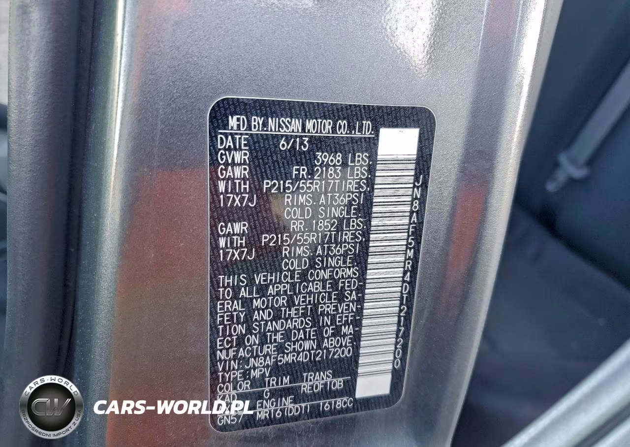 2013 Nissan Juke S VIN:JN8AF5MR4DT217200 - 12