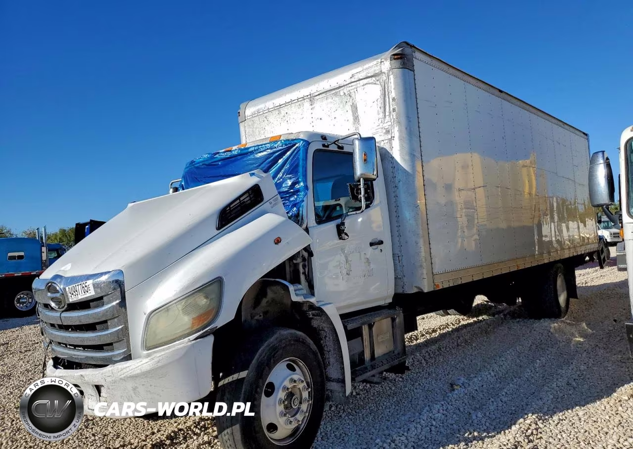 2015 Hino 258-268 Box Truck VIN:5PVNJ8JV7F4S58934 - 2