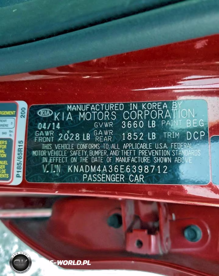 2014 Kia Rio Lx VIN:KNADM4A36E6398712 - 12