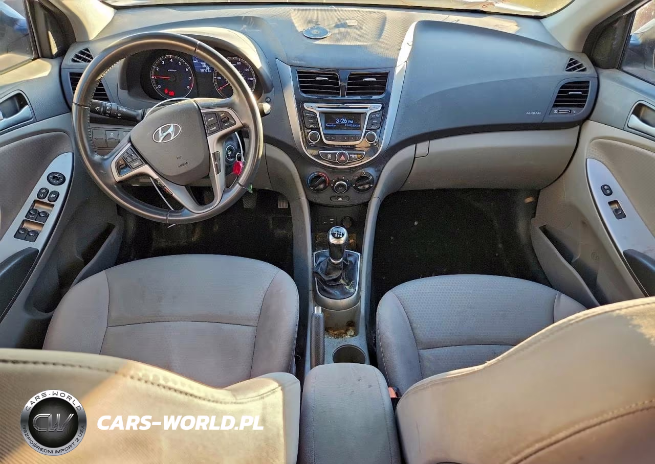 2015 Hyundai Accent Gls VIN:KMHCU5AE4FU232204 - 8