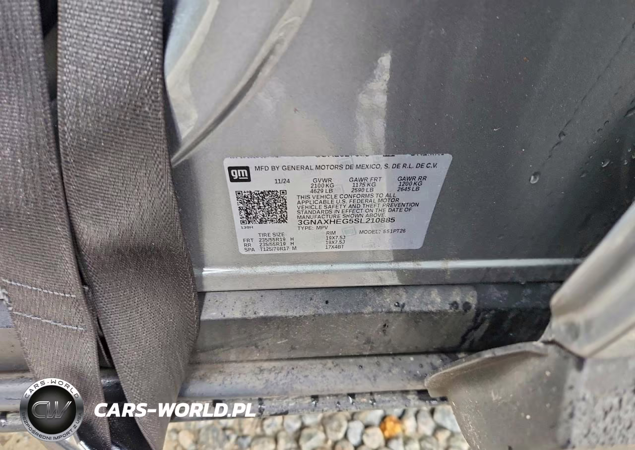 2025 Chevrolet Equinox Lt VIN:3GNAXHEG5SL210885 - 12