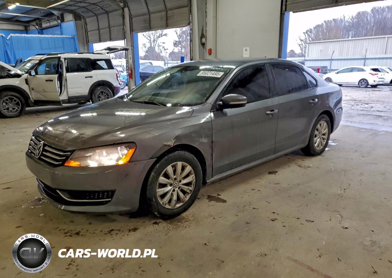 2013 Volkswagen Passat S VIN:1VWAP7A39DC056621 - 1