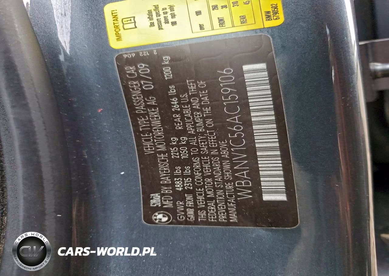 2010 BMW 528 Xi VIN:WBANV1C56AC159106 - 12