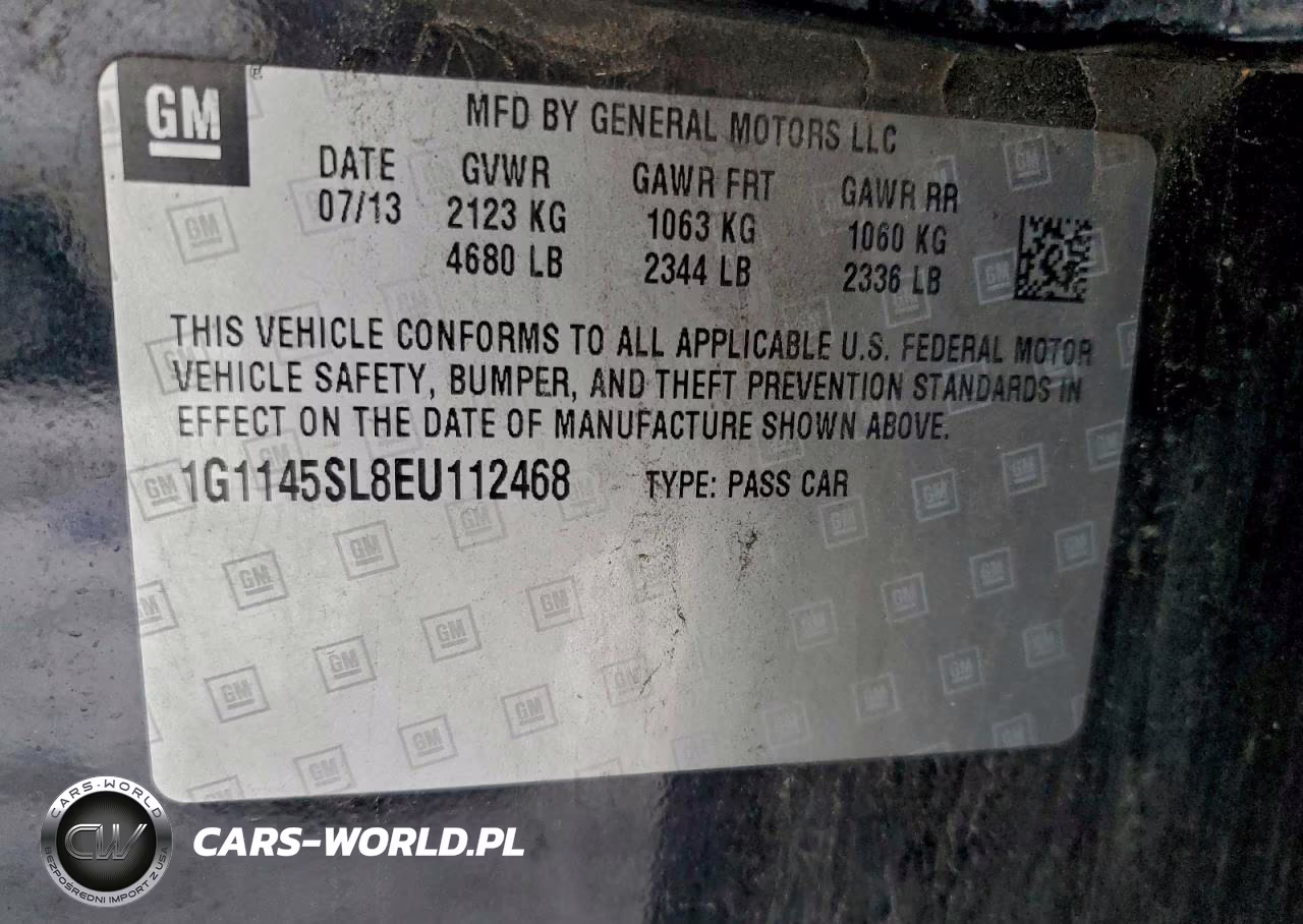 2014 Chevrolet Impala Ltz VIN:1G1145SL8EU112468 - 12