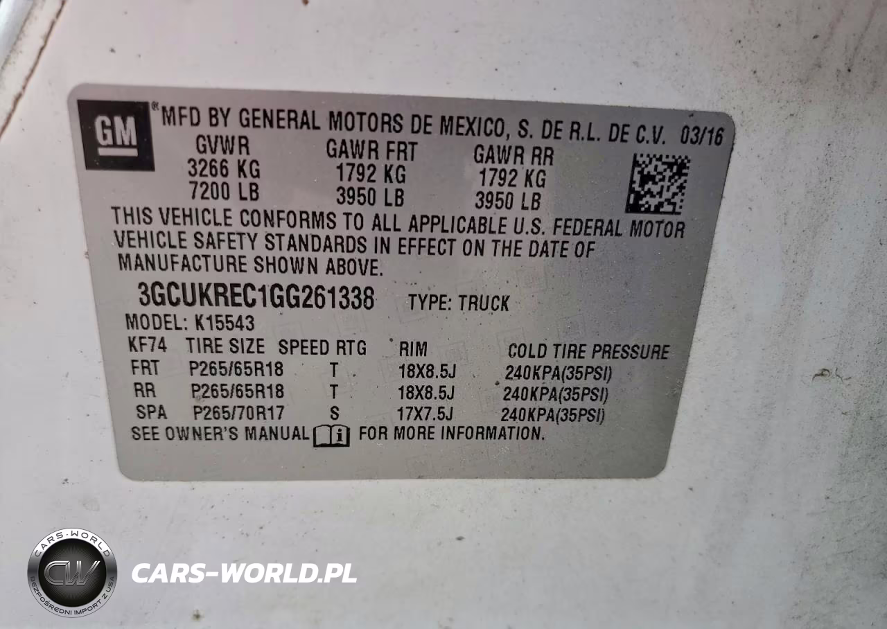 2016 Chevrolet Silverado K1500 Lt VIN:3GCUKREC1GG261338 - 12