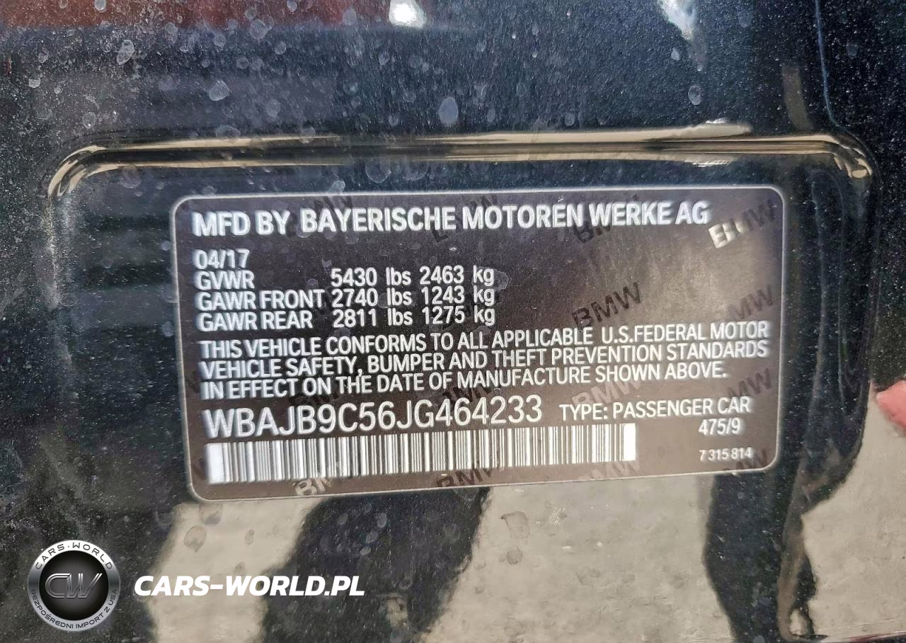 2018 BMW M550Xi VIN:WBAJB9C56JG464233 - 12
