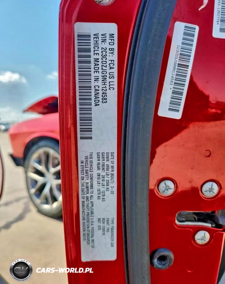 2022 Dodge Challenger Gt VIN:2C3CDZJG9NH124583 - 12