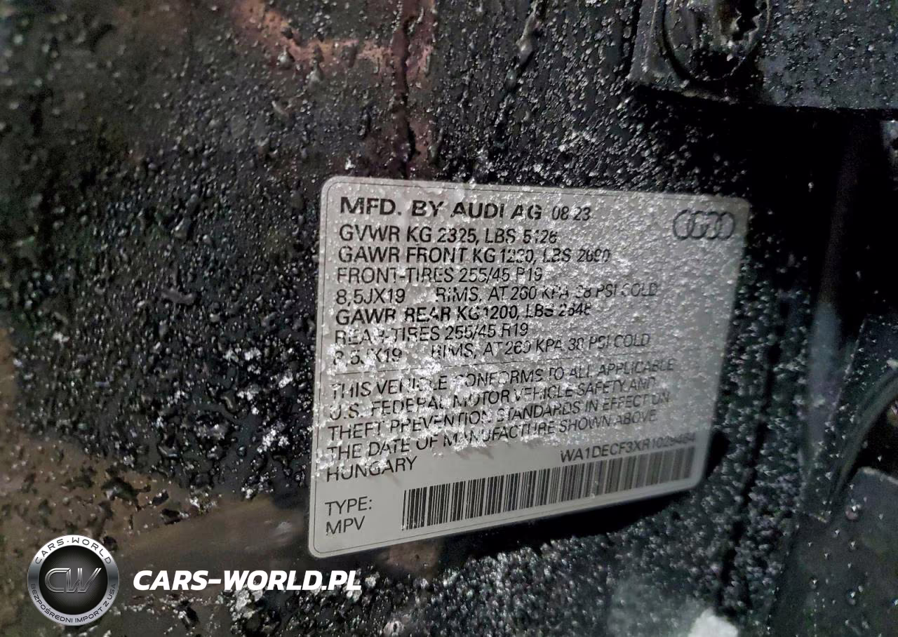 2024 Audi Q3 Premium S Line 45 VIN:WA1DECF3XR1029464 - 12