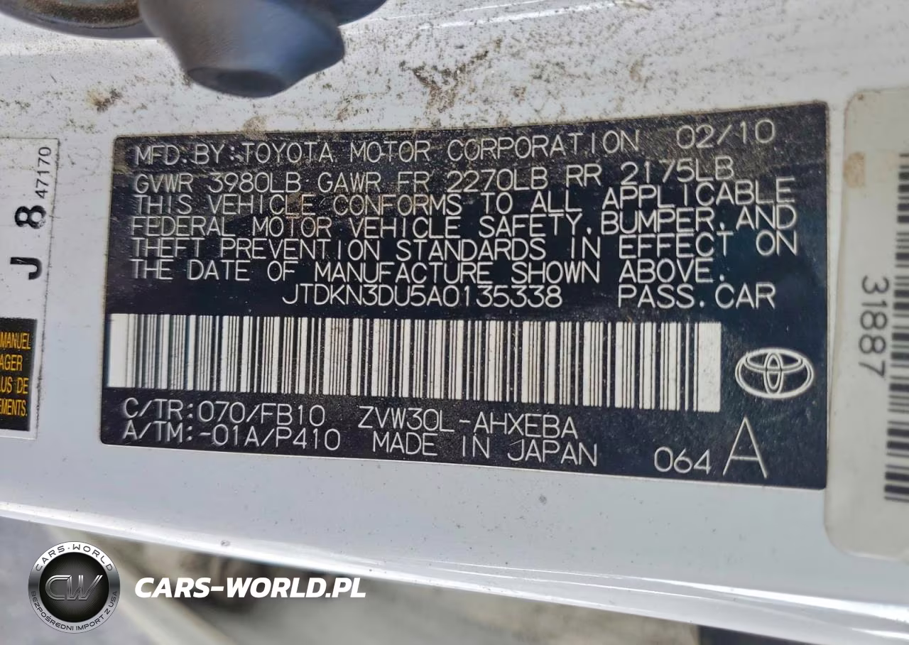 2010 Toyota Prius VIN:JTDKN3DU5A0135338 - 12
