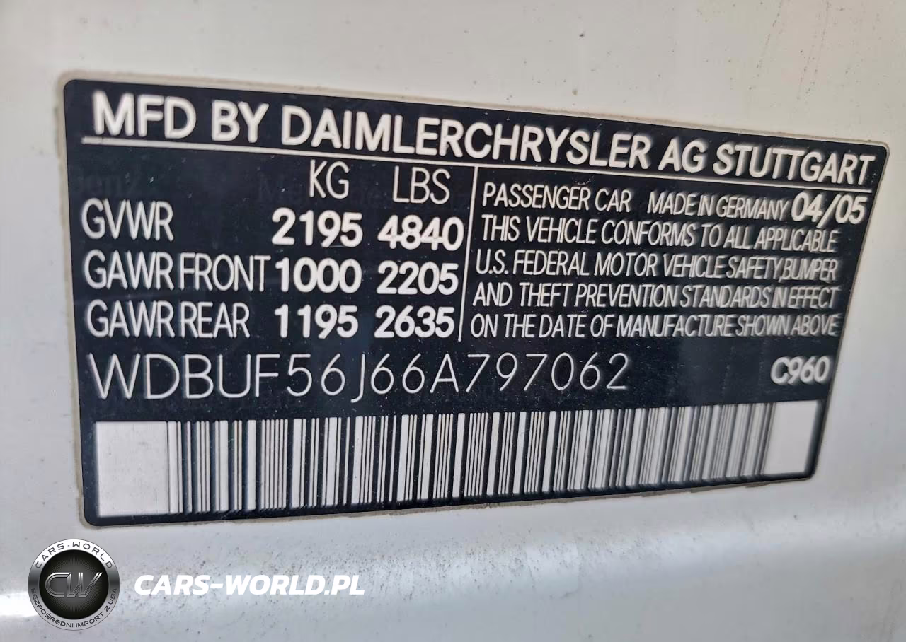 2006 Mercedes-Benz E 350 VIN:WDBUF56J66A797062 - 12