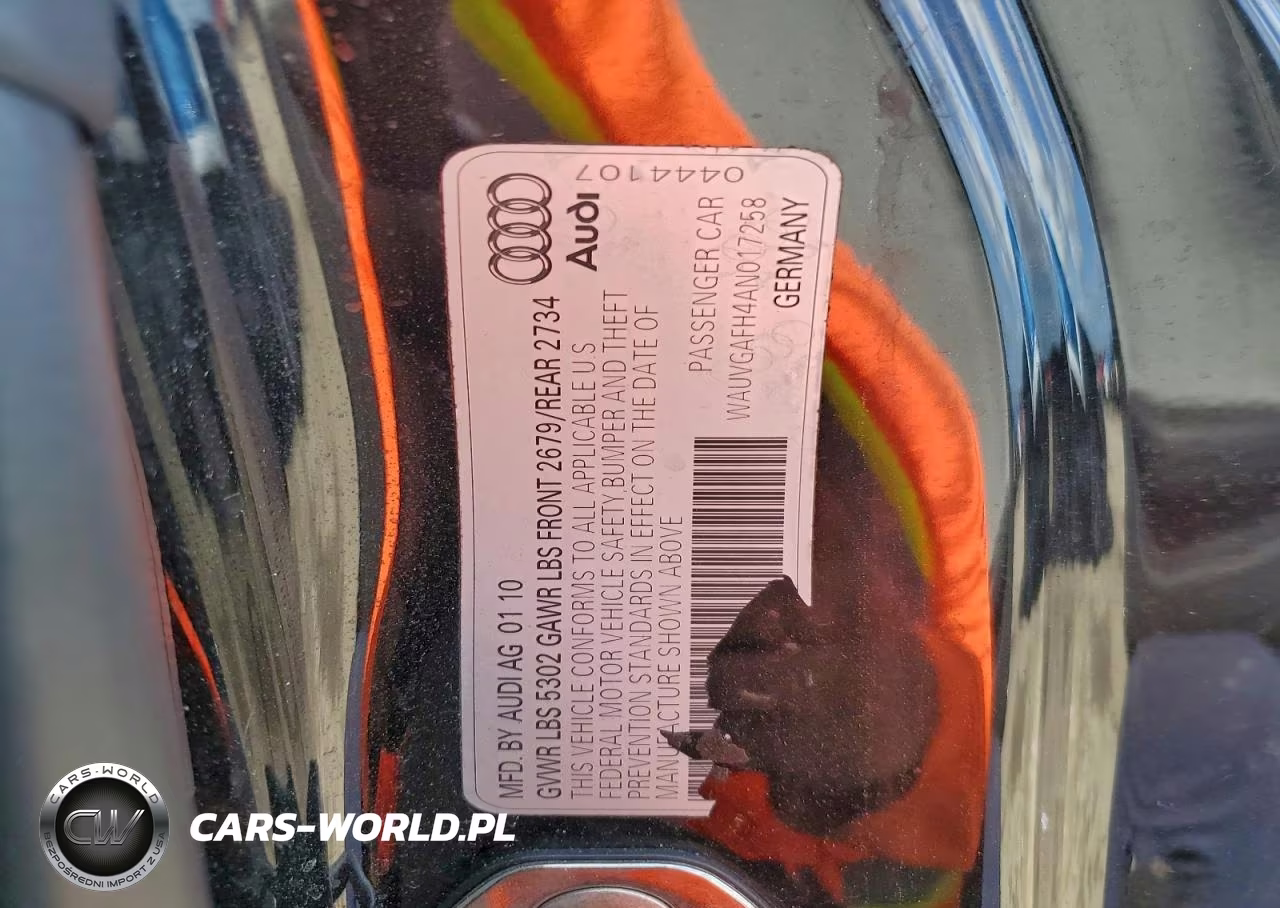 2010 Audi S5 Prestige VIN:WAUVGAFH4AN017258 - 13