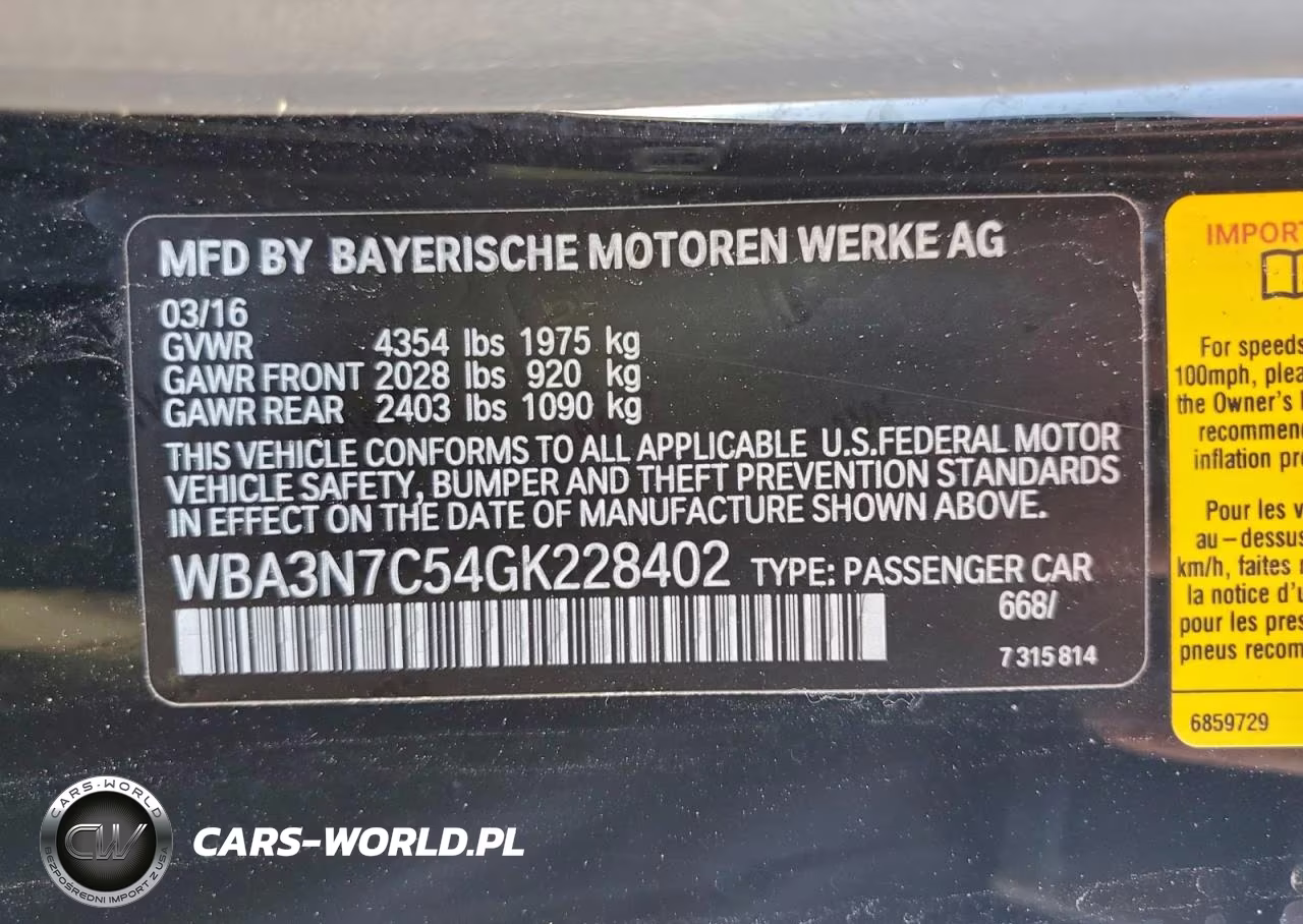 2016 BMW 428 I VIN:WBA3N7C54GK228402 - 12