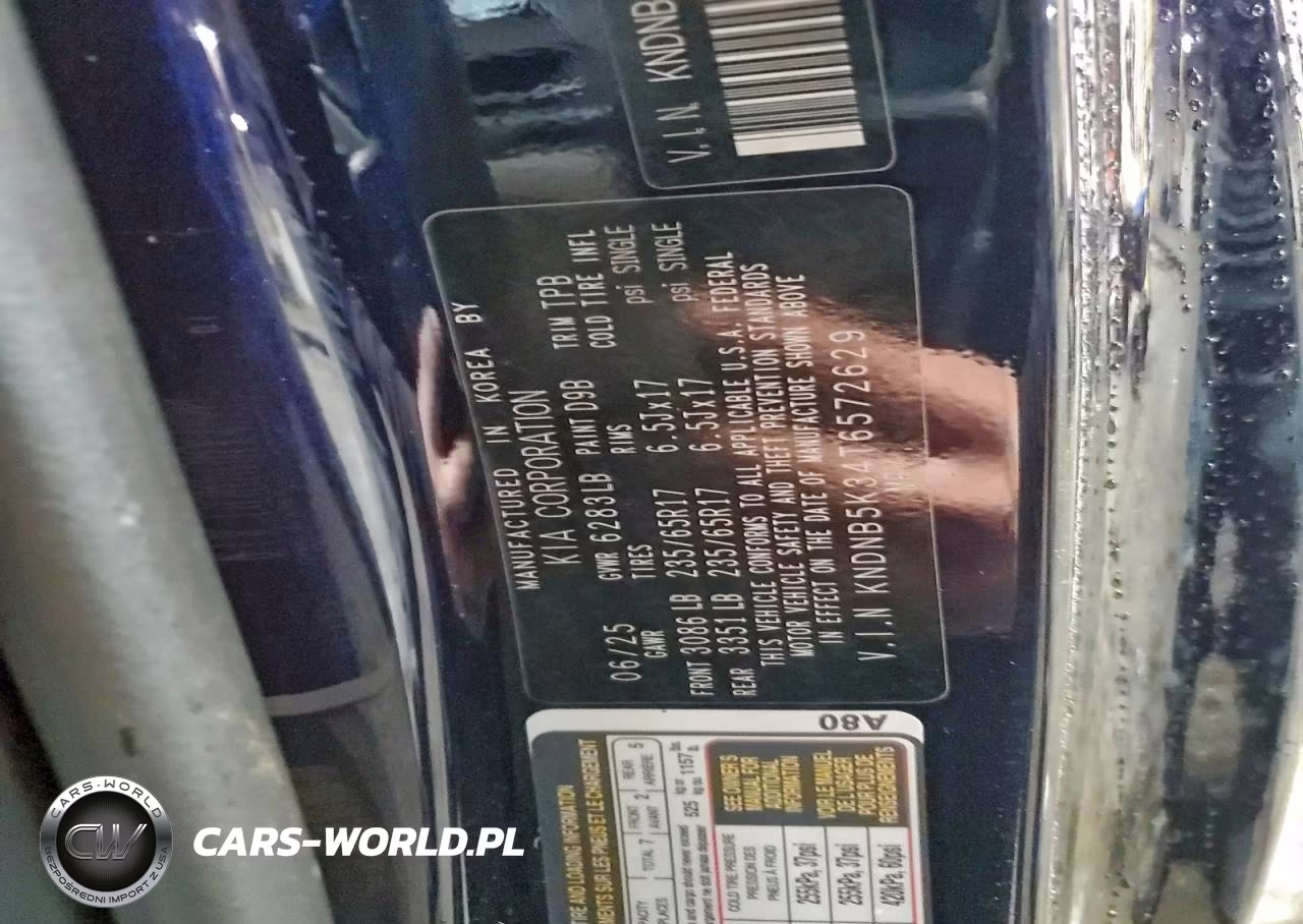 2026 Kia Carnival Lx VIN:KNDNB5K34T6572629 - 13