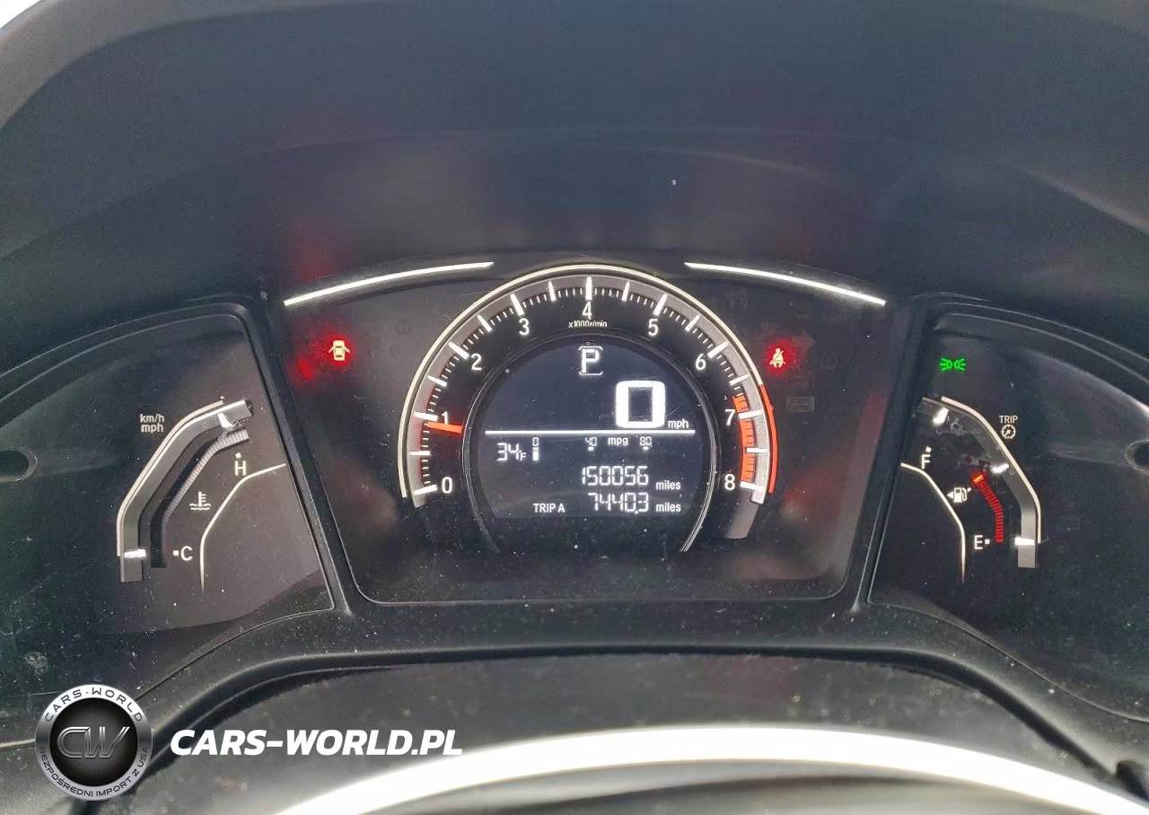 2017 Honda Civic Lx VIN:19XFC2F56HE068855 - 9