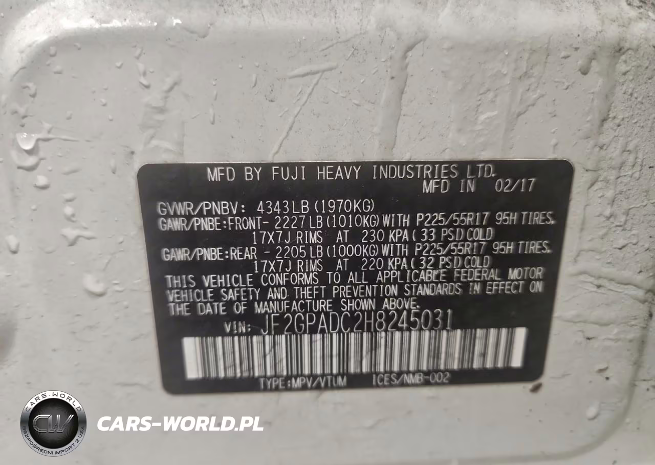 2017 Subaru Crosstrek Premium VIN:JF2GPADC2H8245031 - 13