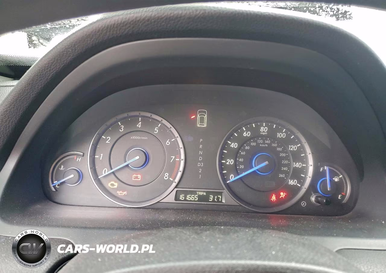 2012 Honda Crosstour Ex VIN:5J6TF1H30CL000187 - 9