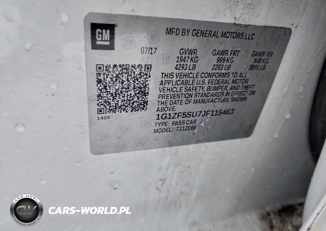 2018 Chevrolet Malibu Hybrid VIN:1G1ZF5SU7JF115463 - 12