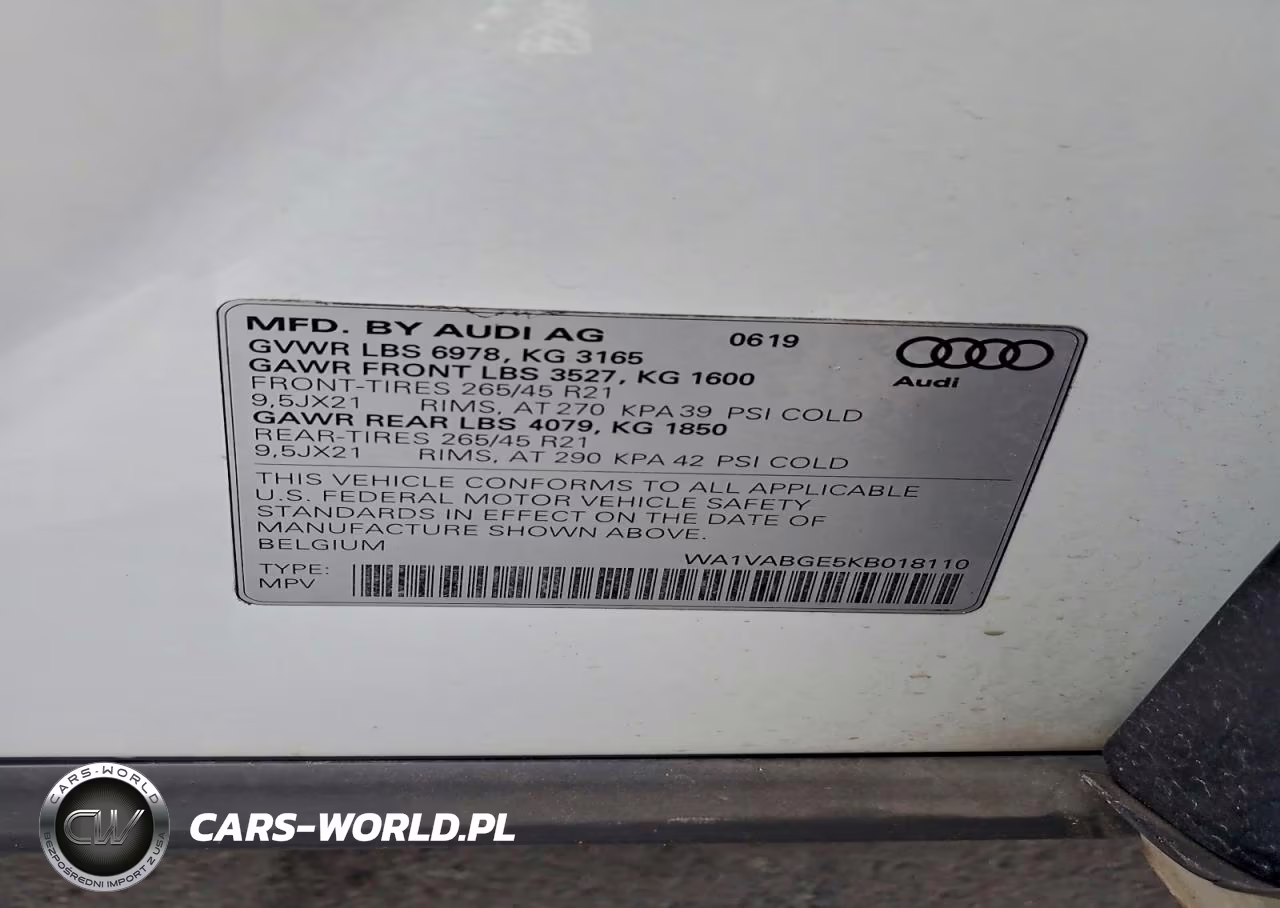 2019 Audi E-Tron Prestige VIN:WA1VABGE5KB018110 - 13