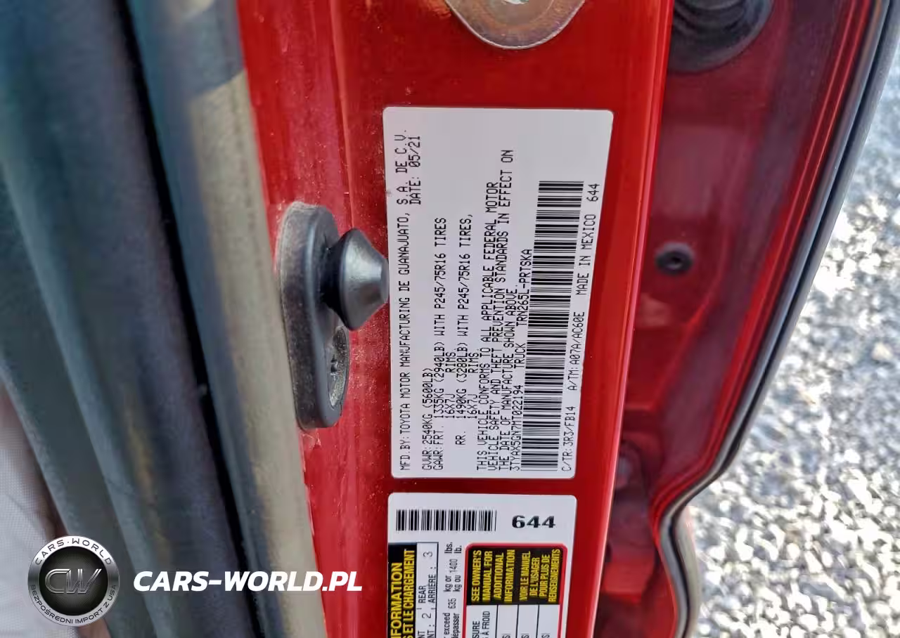 2021 Toyota Tacoma Double Cab VIN:3TYAX5GN7MT022194 - 12