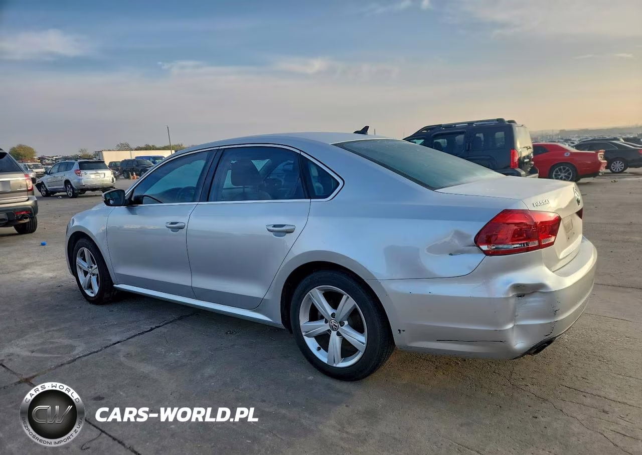 2013 Volkswagen Passat Se VIN:1VWBH7A38DC130161 - 2