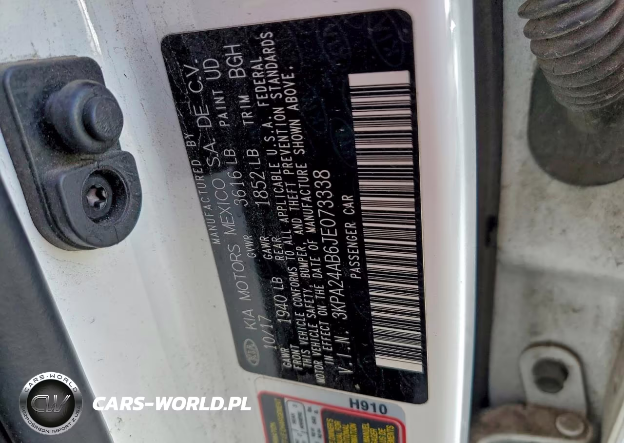 2018 Kia Rio Lx VIN:3KPA24AB6JE073338 - 12