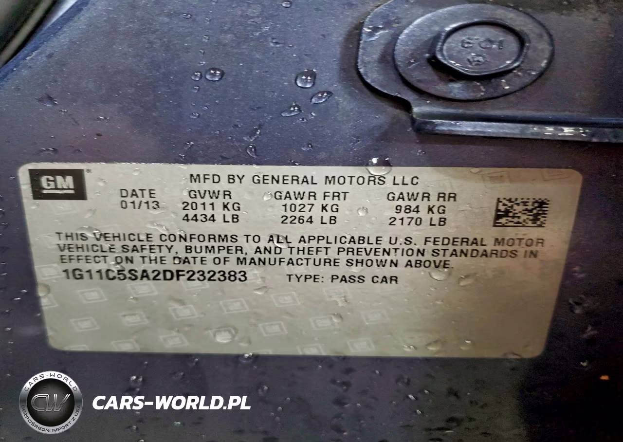 2013 Chevrolet Malibu 1Lt VIN:1G11C5SA2DF232383 - 13