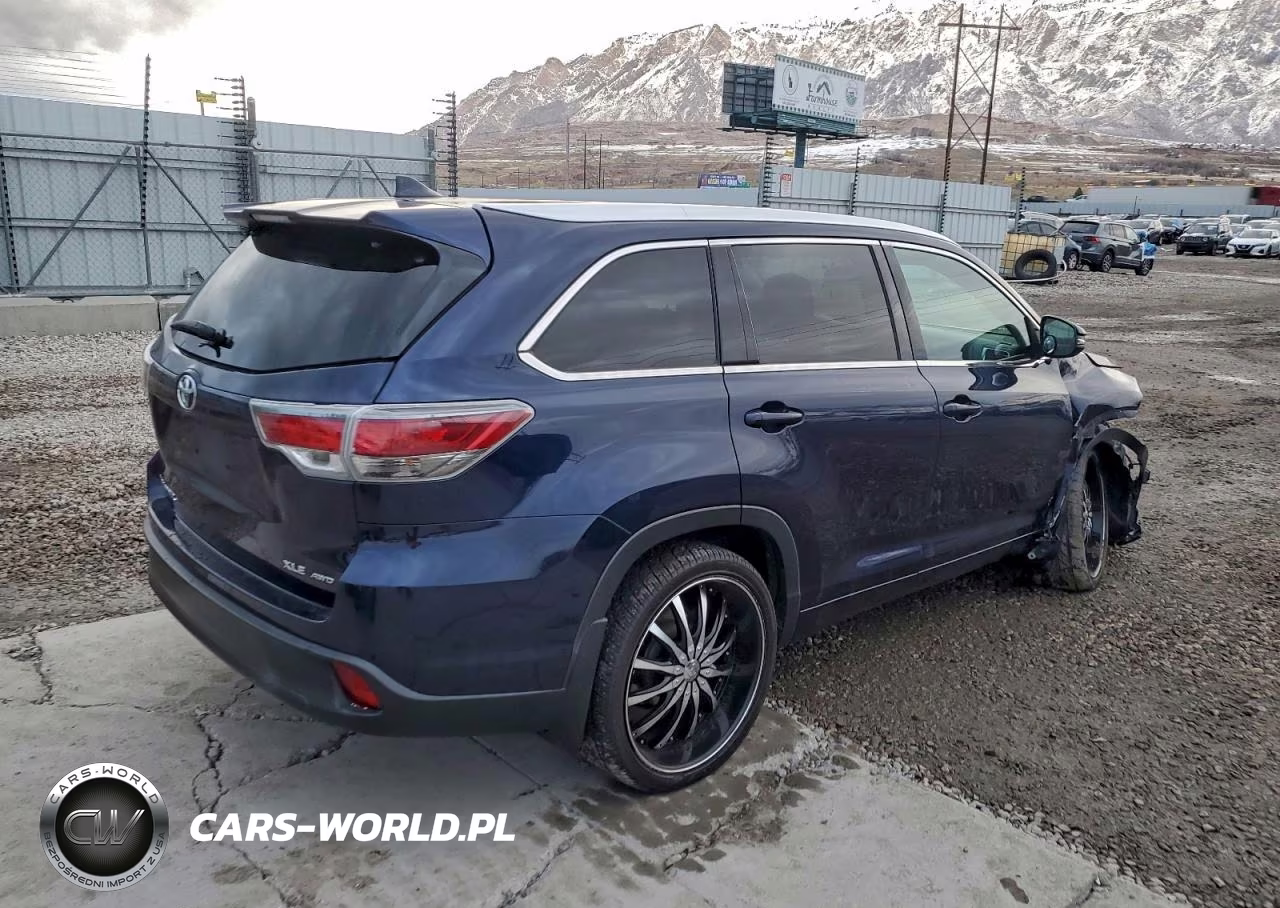 2016 Toyota Highlander Xle VIN:5TDJKRFH8GS236919 - 3
