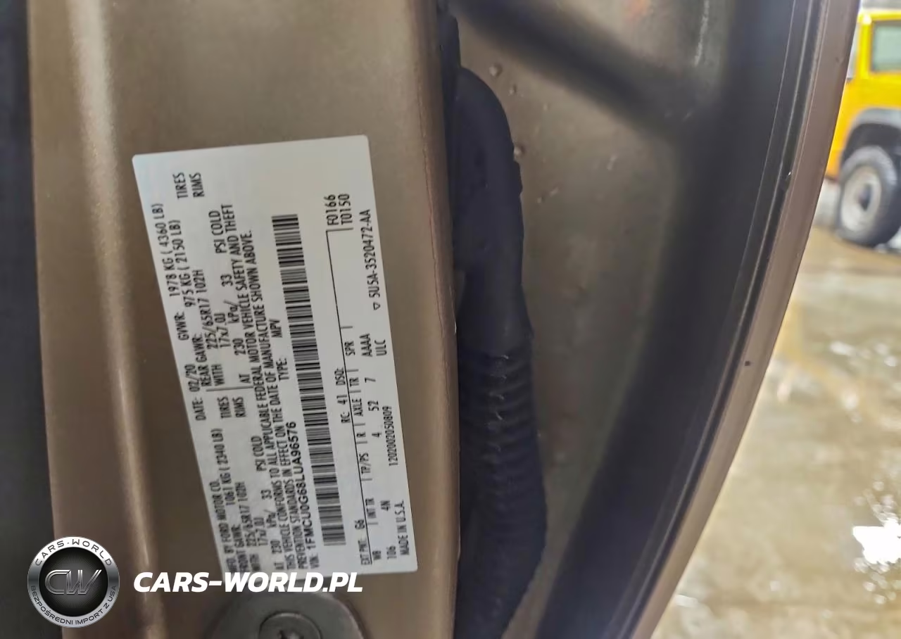 2020 Ford Escape Se VIN:1FMCU0G68LUA96576 - 13