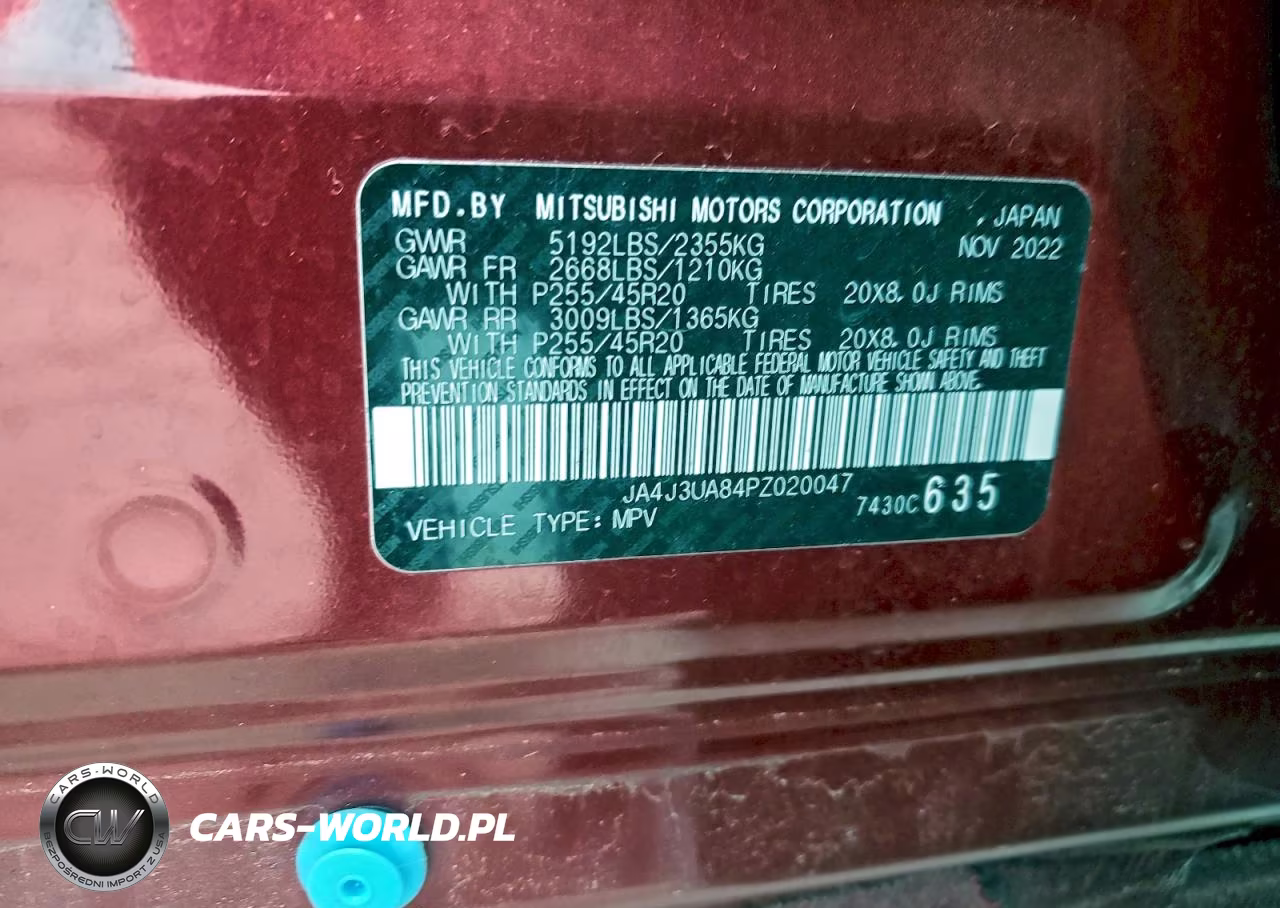 2023 Mitsubishi Outlander Se VIN:JA4J3UA84PZ020047 - 13