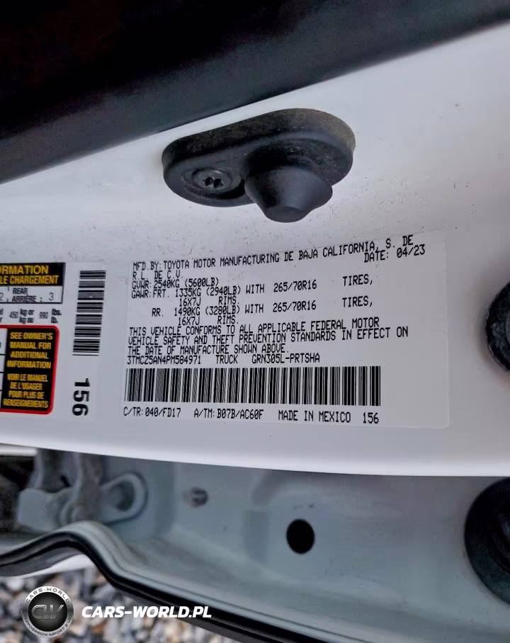 2023 Toyota Tacoma Double Cab VIN:3TMCZ5AN4PM584971 - 12