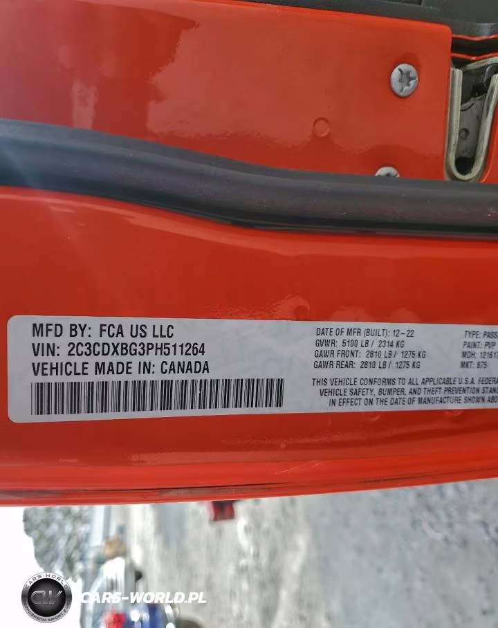 2023 Dodge Charger Sxt VIN:2C3CDXBG3PH511264 - 13