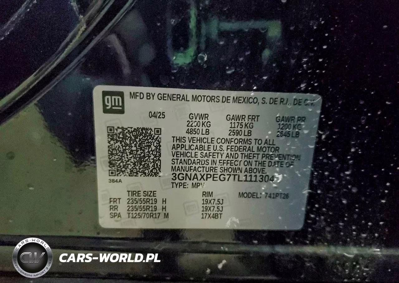 2026 Chevrolet Equinox Lt VIN:3GNAXPEG7TL111304 - 13