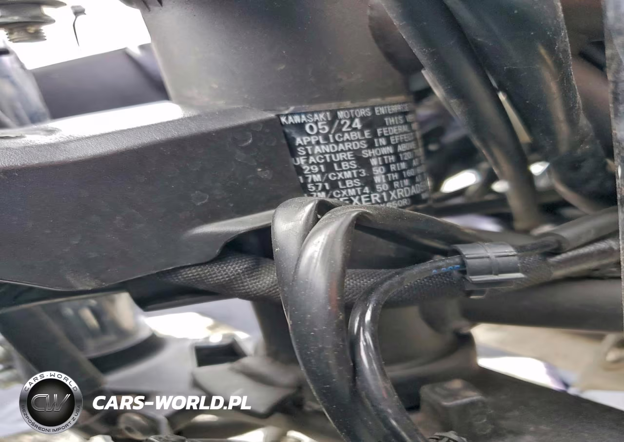 2024 Kawasaki Ex650 VIN:ML5EXER1XRDAD5914 - 8