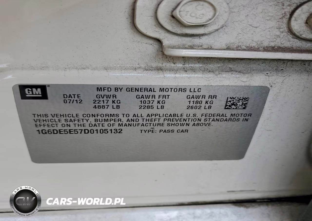 2013 Cadillac Cts Luxury Collection VIN:1G6DE5E57D0105132 - 12