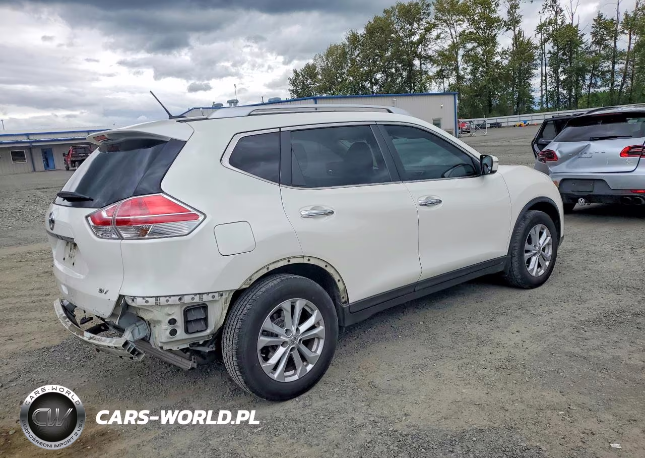 2015 Nissan Rogue Sv VIN:KNMAT2MT9FP559414 - 3