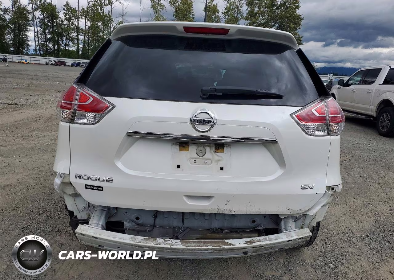 2015 Nissan Rogue Sv VIN:KNMAT2MT9FP559414 - 6