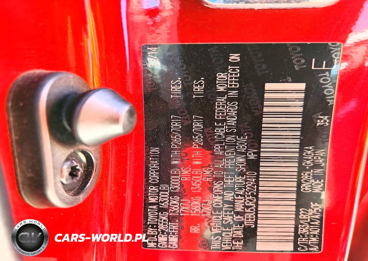 2015 Toyota 4Runner Sr5 Premium VIN:JTEBU5JR2F5229410 - 13