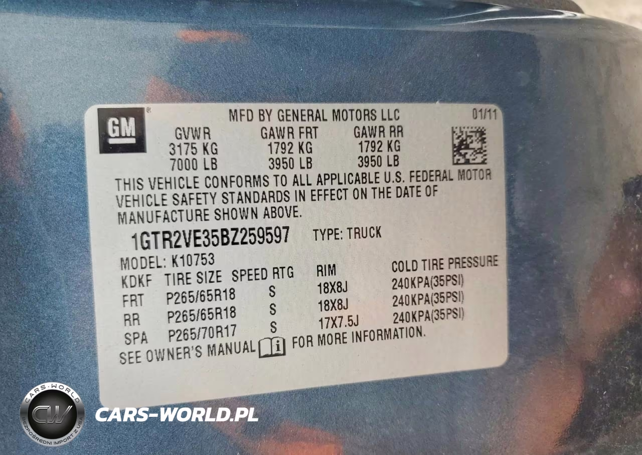 2011 GMC Sierra K1500 Sle VIN:1GTR2VE35BZ259597 - 12